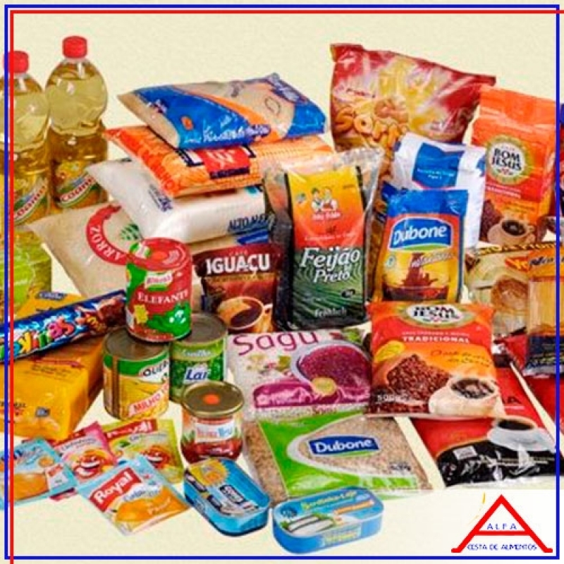 Cesta de Alimentos para Solteiro Jockey Clube - Cesta de Alimentos Comprar