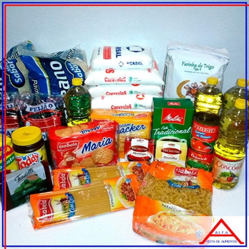 Cesta Exclusiva para Doação Santana - Cesta Básica de Alimentos para Doação